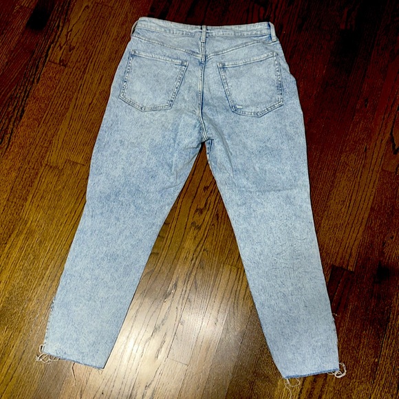 NWOT Old Navy High Rise Curvy OG Straight Secret Smooth Pocket Jeans Split Ankle - Picture 2 of 13